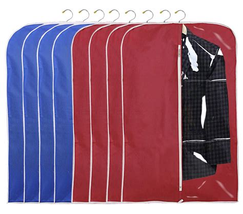 Kuber Industries 8 Pieces Half Transparent Non Woven Men's Coat Blazer ...