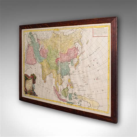 Antique French Georgian Map of Asia, 1800s for sale at Pamono - map of asia in 1800