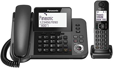 Panasonic KX-TG9541B Link2Cell Bluetooth Enabled 2-Line Phone with ...
