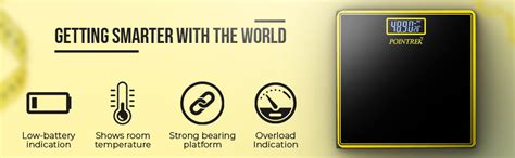 Pointrek Electronic Digital LCD Personal Health Body Fitness Weighing ...