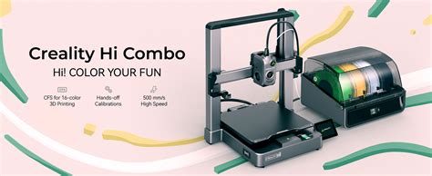Creality Hi Combo 3D Printer, Multi Color 3D Printer with CFS, 500mm/s ...