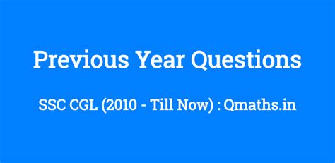 SSC CGL Exam Tier 1 & Tier 2 Previous Year Question Papers Download in ...
