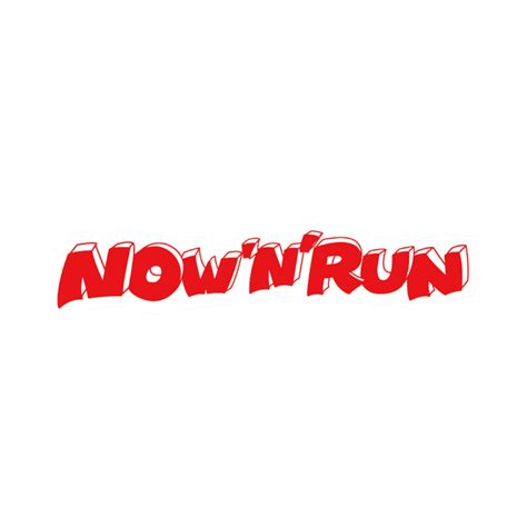 NOW'N'RUN LOGO STICKER | THE TOMBOYS OFFICIAL STORE