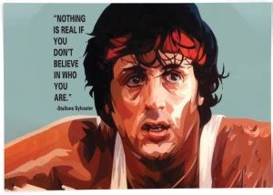 Stallone Sylvester Motivational Wall Posters Paper Print ...