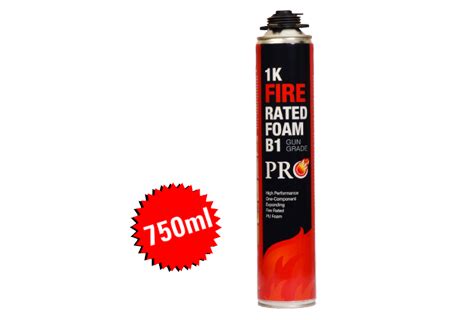 1K Fire Rated Foam B1 Gun Grade PRO, 1K Assembly Foam, PU Foams, India