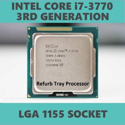 Refurb Intel Core i7 3770 3rd Generation Tray 3.4 GHz LGA 1155 4 Core ...