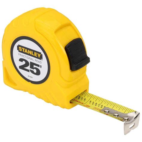 Stanley 25 ft. Fractional Tape Measure 30-454 - Hardware&Tools Online Store
