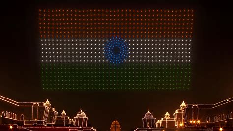 Drone Light Shows in India by Geoscan