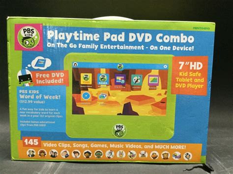 PBS Kids 7" HD Playtime Pad Tablet & DVD Player PBDV704DVD | #2014869740