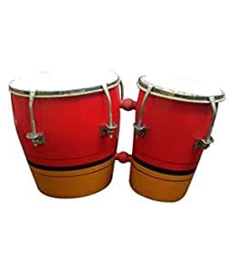 PAL MUSIC HOUSE® Wooden Bongo Drum Set Musical Instrument for Adult ...