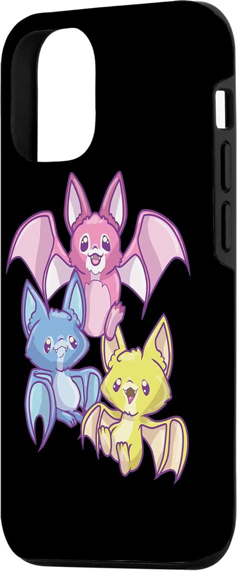 Buy iPhone 12/12 Pro Pansexual Kawaii Bat, Pastel Goth Bat Subtle Pan ...