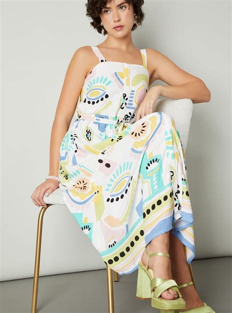 Buy Women Printed Fit & Flare Dress Online at just Rs. 1399.0 ...