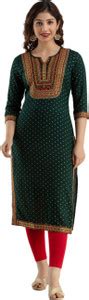 STYLE ANGEL Women Embroidered Straight Kurta - Buy STYLE ANGEL Women ...