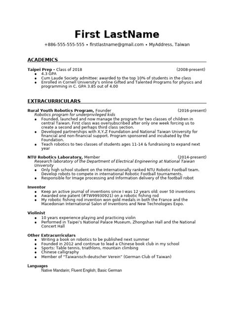 Image result for Sample Resume Form