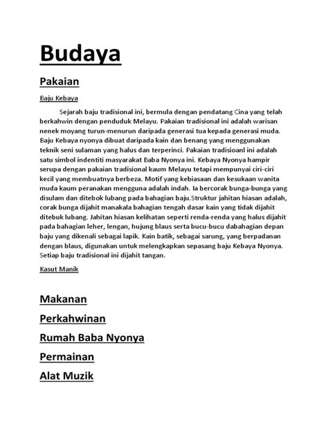 budaya baba nyonya