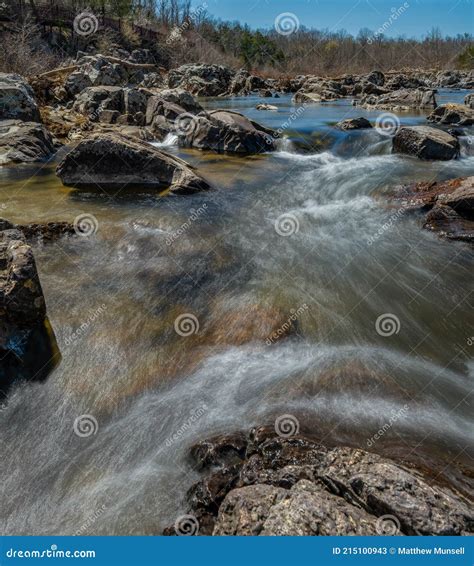 Small Water Rapids in the Blackk River at Johnson Shut Ins in the State ...
