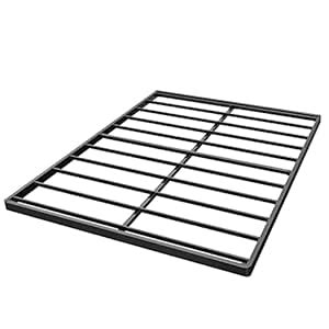 ZIYOO Low Profile Box Spring Full/ 2 Inch Metal Platform/Solid ...