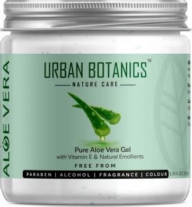 UrbanBotanics Pure Aloe Vera Gel For Skin & Hair With Vitamin E ...
