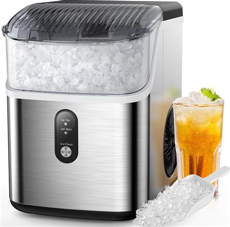 Amazon.com: FREE VILLAGE Nugget Ice Makers Countertop, Pebble Ice Maker ...
