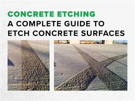 Concrete Etching - A Complete Guide to Etch Concrete Surfaces