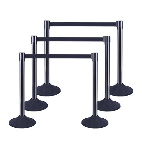 BESEA Crowd Control Barriers, Stanchions with Retractable Belts for 40 ...