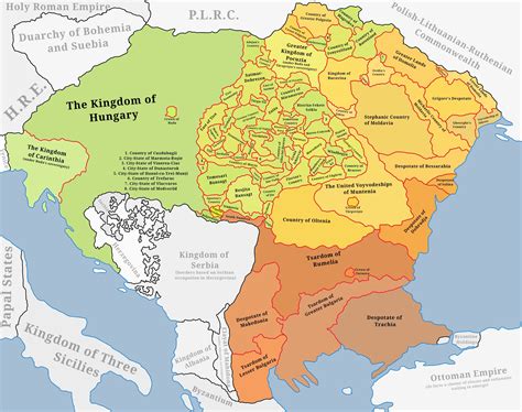 The United Kingdoms of Hungary, Wallachia and Bulgaria, otherwise known as the Danubian Triarchy ...