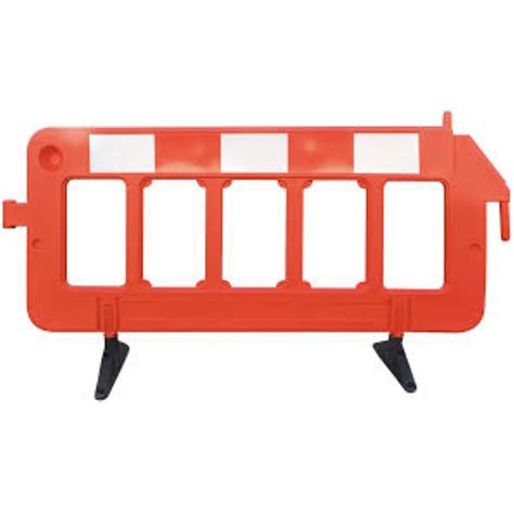 VALLA PLASTICA VIAL TIPO BARRERA ALTO 1 X 55 X 2 REFLECTIVA | Universal ...