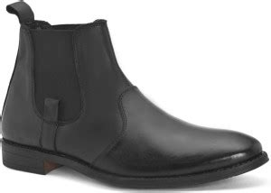 Roadmap Leather Slip-On Casual Boots For Men - Buy Roadmap Leather Slip ...