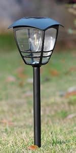 Tapetum Solar Light Outdoor Pathway Edison Garden lamp with LED Bulb ...