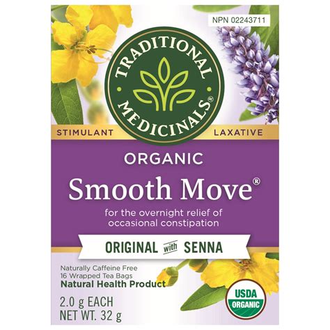 Traditional Medicinals Organic Smooth Move Tea 16 Count Online - Nature ...