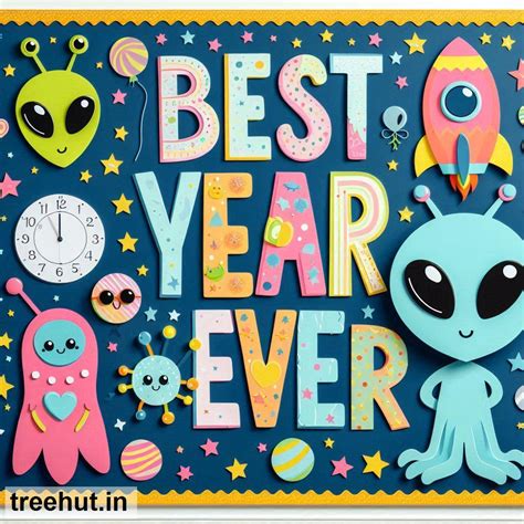 Aliens, End of Year Bulletin Board Ideas, Best Year Ever