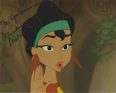 WENDIE MALICK Chicha DISNEY Signed 8 x 10 Photo THE EMPEROR'S NEW ...