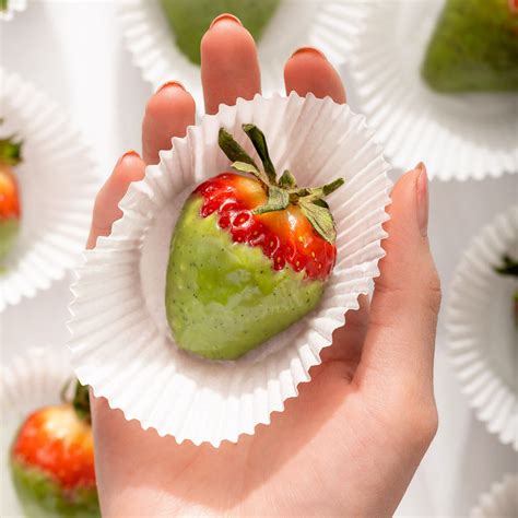 Matcha Strawberries – Takes Two Eggs