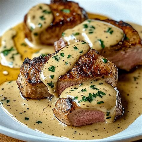 Pork Tenderloin with Dijon Cream Sauce