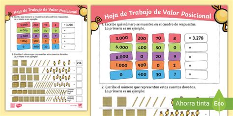 Guía de Trabajo: Valor Posicional Montessori