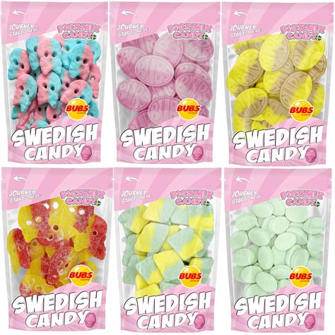 Bubs Swedish Candy Variety Pack 3 Pounds Total 6 Flavors | Desertcart INDIA