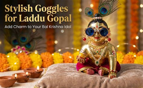 Salvus APP SOLUTIONS Laddu Gopal Goggles | Multicolor Small Decorative ...