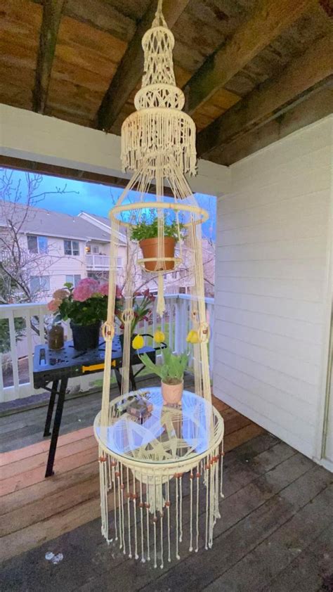 Macrame Table Instructions 的图像结果