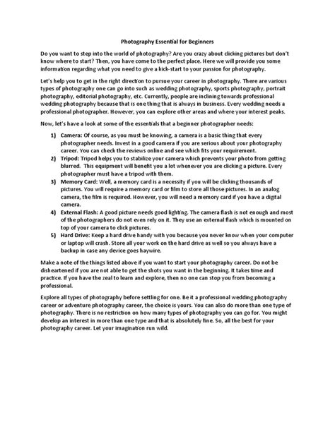 Photography Tutorials PDF 的图像结果