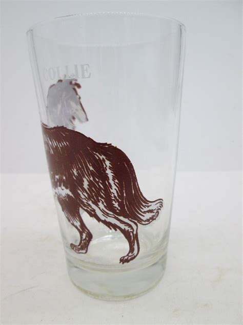 1970's, Collie Collectible Drinking Glass | #4632118486