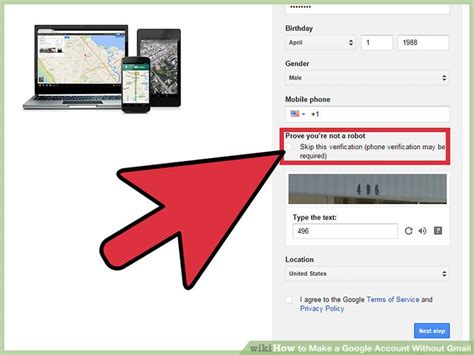 Image result for Create Gmail Account without Email