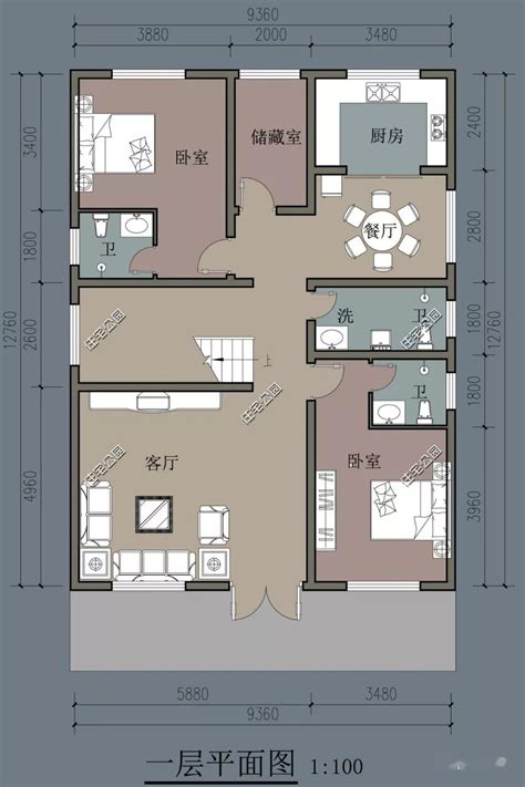 120平方房子设计图，精选别墅设计方案_二层别墅设计图_鲁班设计图纸官网