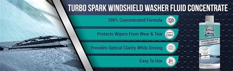 Turbo Spark Windshield Washer Fluid Concentrate 500ml | 20ml enough For ...