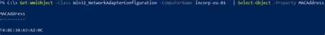 Image result for Powershell Get Mac Command
