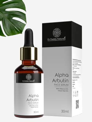 Dr. Daddy Naturals Alpha Arbutin Face Serum for Glowing Skin | For ...
