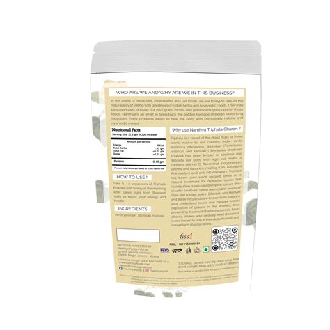 Namhya Triphala Powder to Help Build Immunity (100g x 2) (Pack of 2 ...