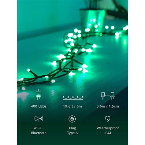 Buy Twinkly Cluster App-Controlled Smart 400 Multicolor RGB LED ...
