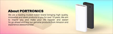 Portronics Indo 20X 20,000mAh Power Bank with LED Indicator, 2.0A Dual ...