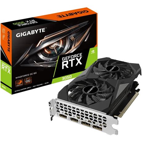 Buy the Gigabyte GeForce RTX 3050 WINDFORCE OC 6GB New, Open Box GPU ...