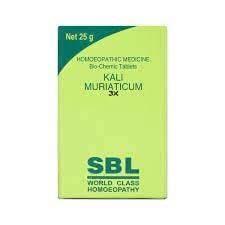 Buy SBL KALI MURIATICUM 3X | PACK OF 3 | 25GM Online at Low Prices in ...